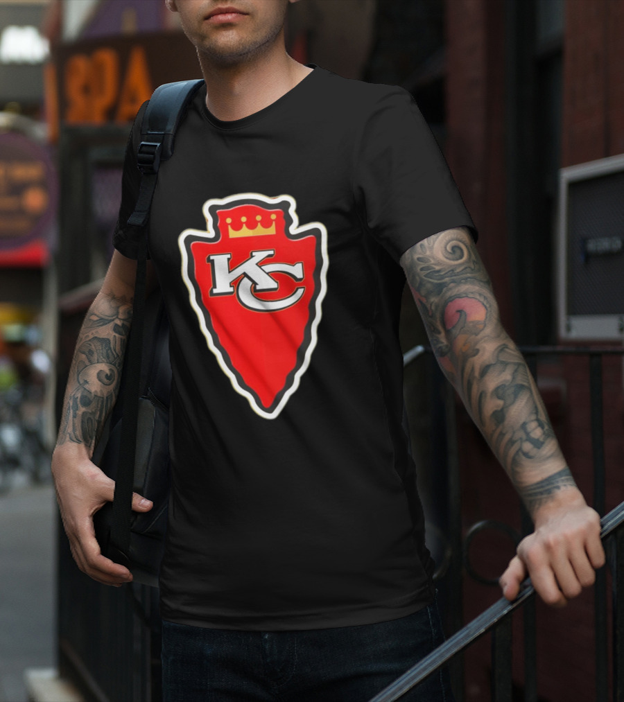 NFL Kansas City Chiefs X MLB Kansas City Royals Mashup T-Shirt