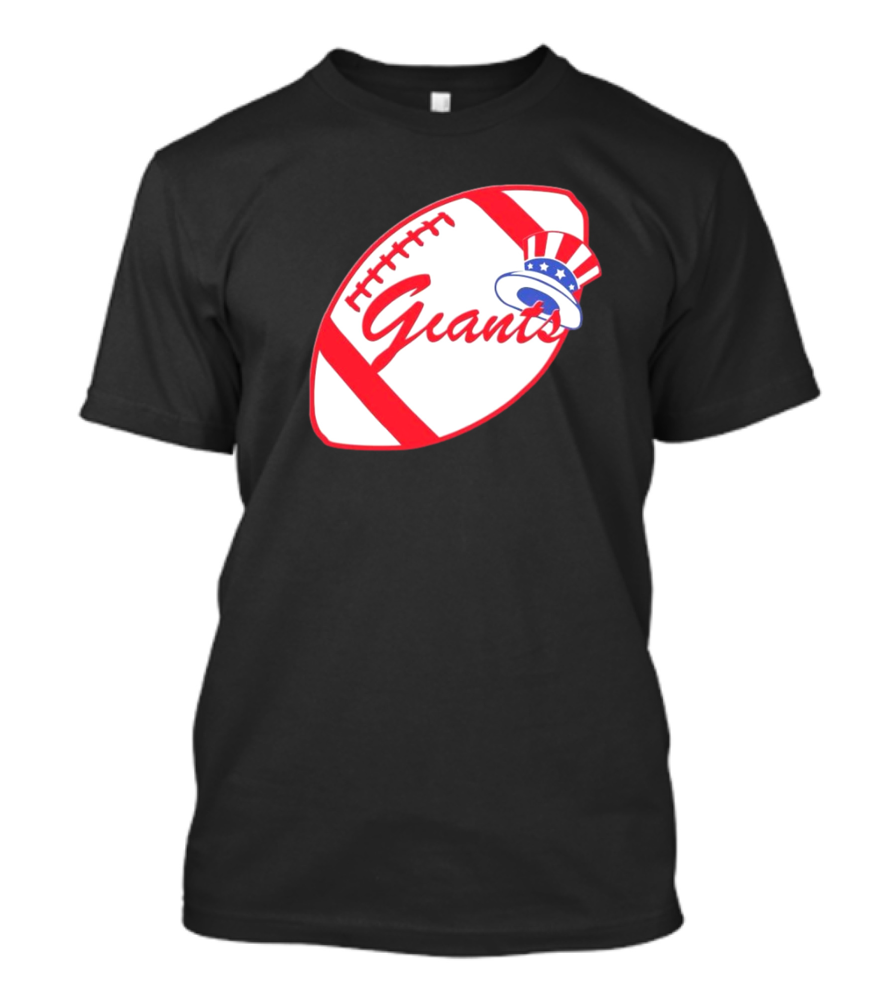 Giants Football Mashup With Yankees Hat NFL X MLB Collaboration T-Shirt
