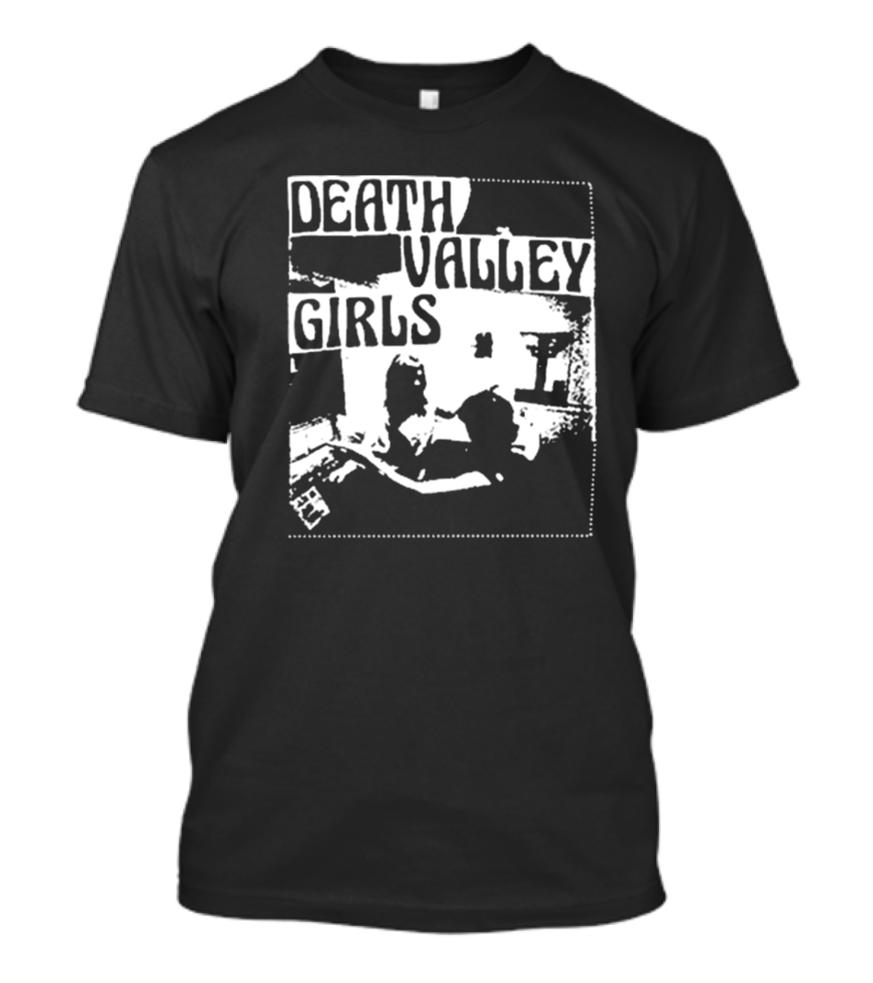 Death Valley Girls Monochrome Scene Arms Up T-Shirt