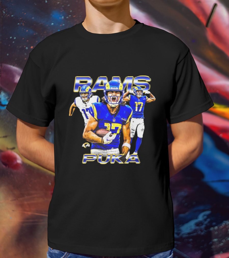 Rams Puka Nacua #17 Los Angeles Dynamic Football Star T-Shirt