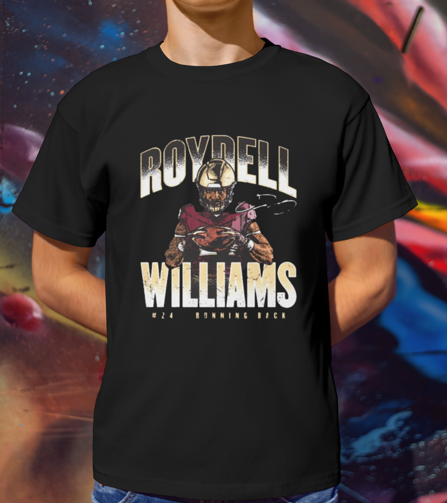 Roydell Williams #24 Running Back Vintage Football T-Shirt