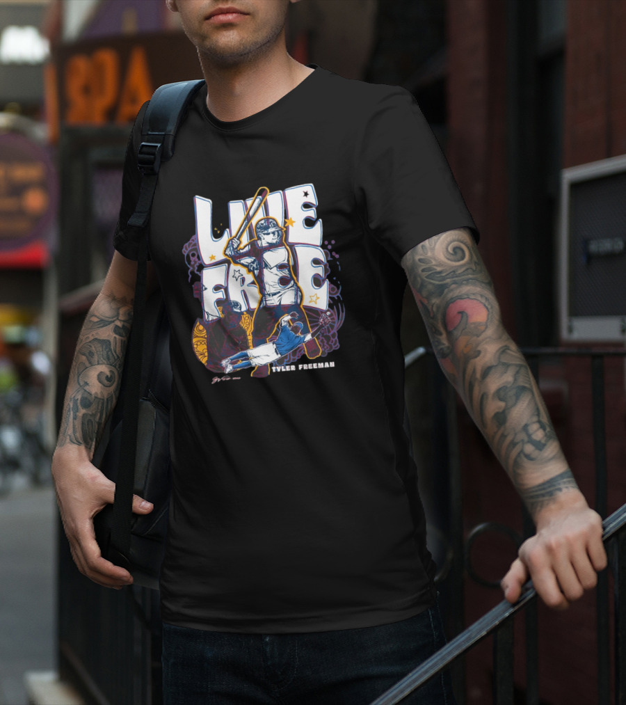 Tyler Freeman Live Free Cleveland Guardians Player T-Shirt