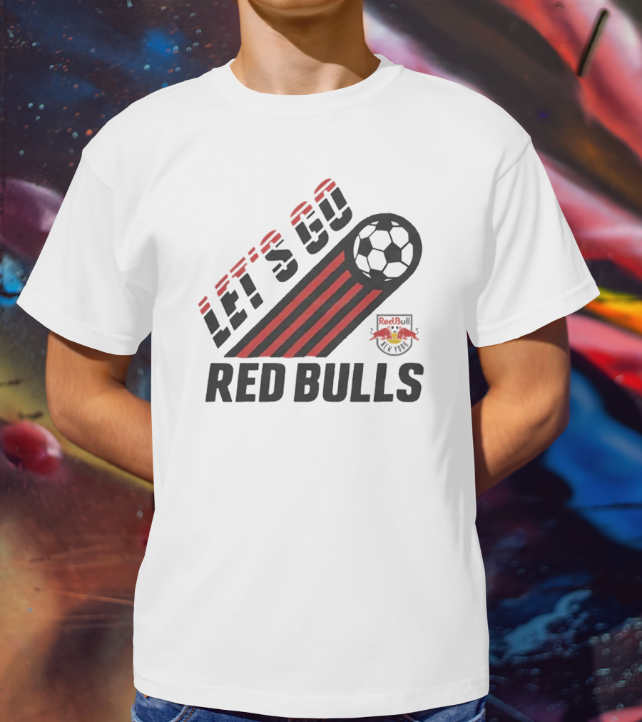 New York Red Bulls Let's Go Soccer Ball T-Shirt