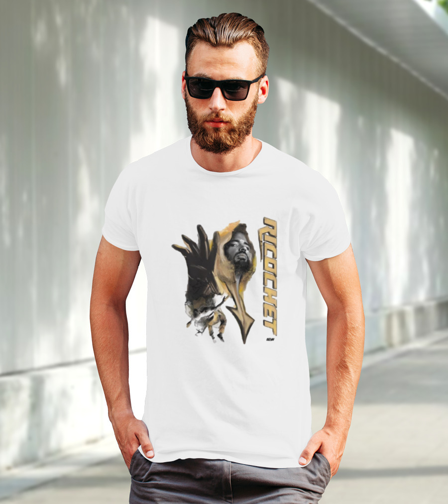 Ricochet AEW Unstoppable Iconic Presence T-Shirt