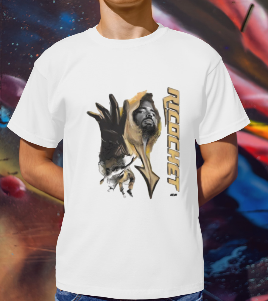 Ricochet AEW Unstoppable Iconic Presence T-Shirt