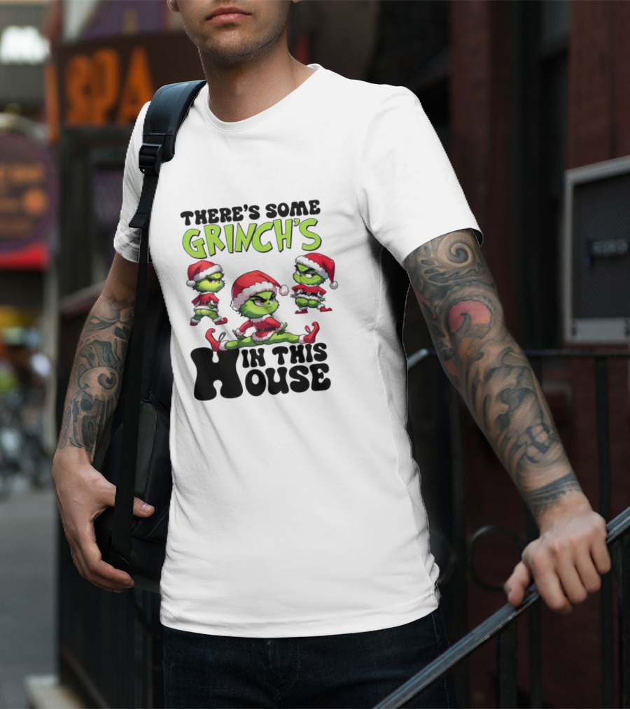 Grinch's Dance Party In This House Christmas T-Shirt