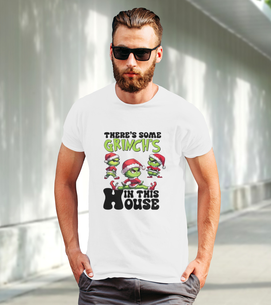 Grinch's Dance Party In This House Christmas T-Shirt