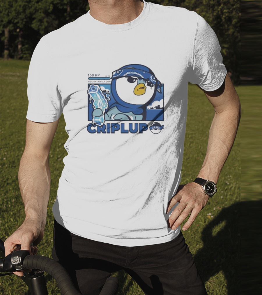 Impjcomics Criplup Gang Ability Water Gun Comic 150 HP T-Shirt