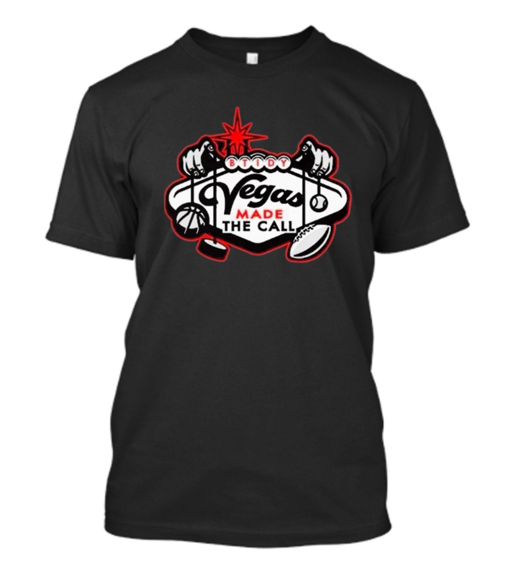Btidy Vegas Made The Call Sports Iconic T-Shirt