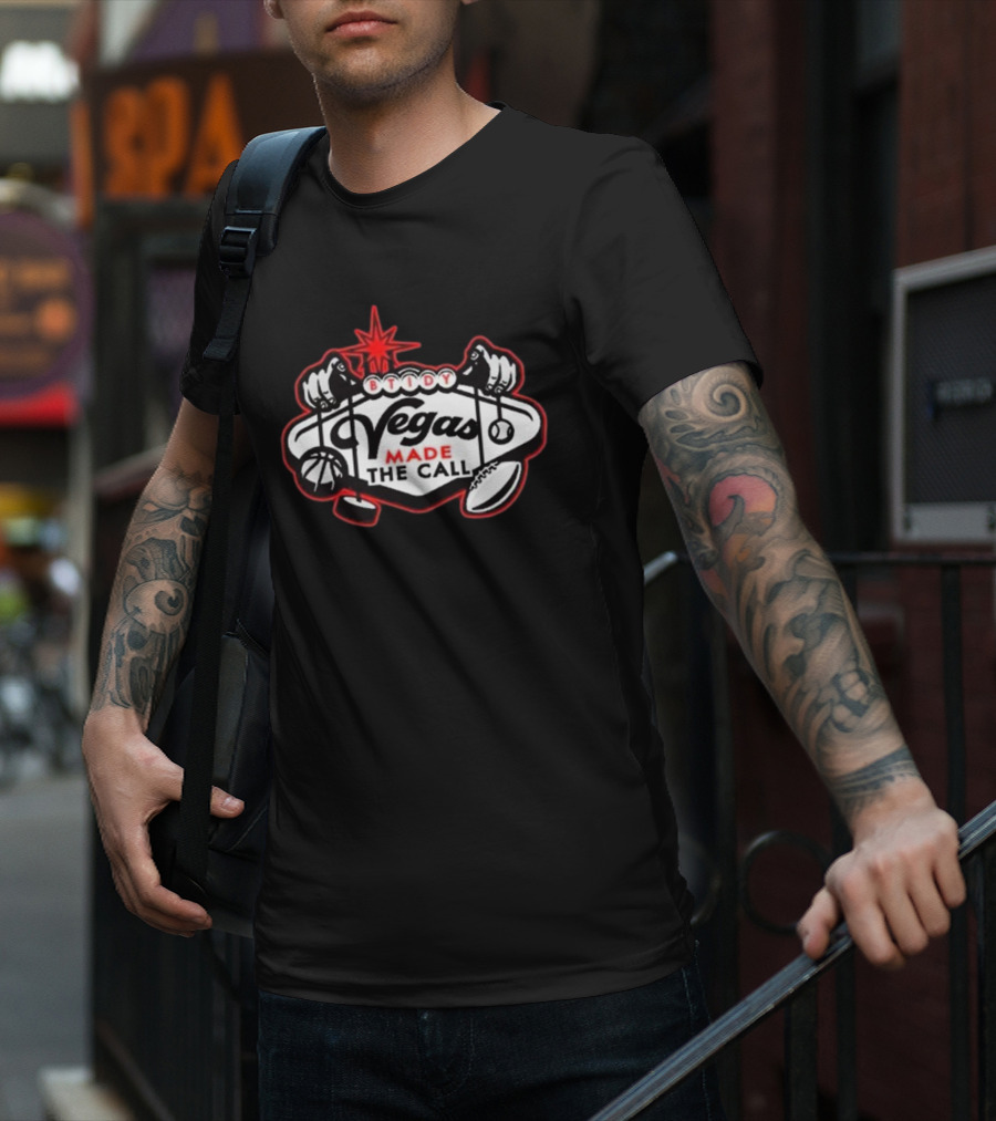 Btidy Vegas Made The Call Sports Iconic T-Shirt
