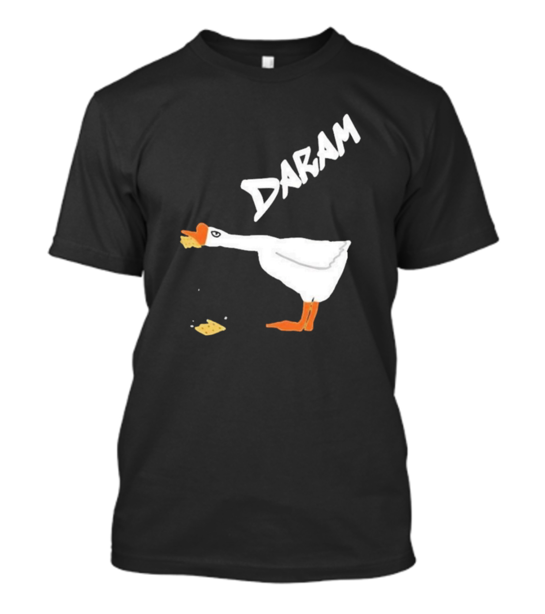 Goose Snack Humor Daram Goose Eating Cookie T-Shirt
