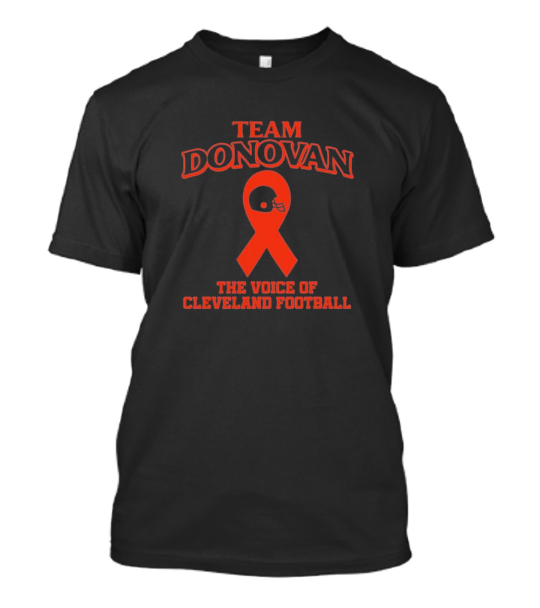Team Donovan Cleveland Football Voice Helmet T-Shirt