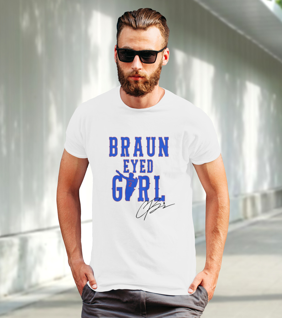 Braun Eyed Girl Christian Braun Signature Basketball T-Shirt