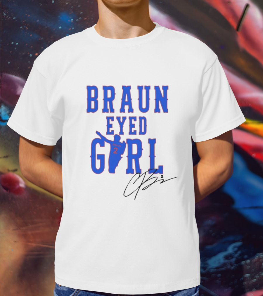 Braun Eyed Girl Christian Braun Signature Basketball T-Shirt