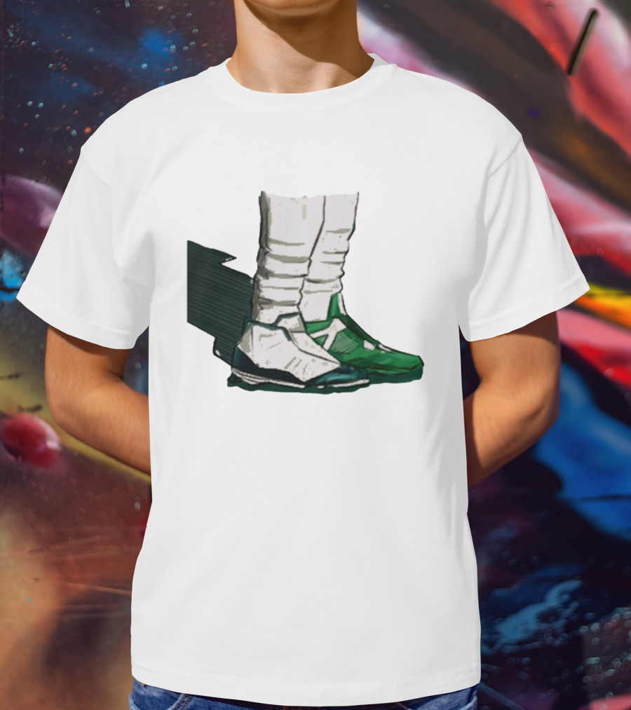 Jalen Hurts Two-Shoes Philadelphia Eagles NFL T-Shirt
