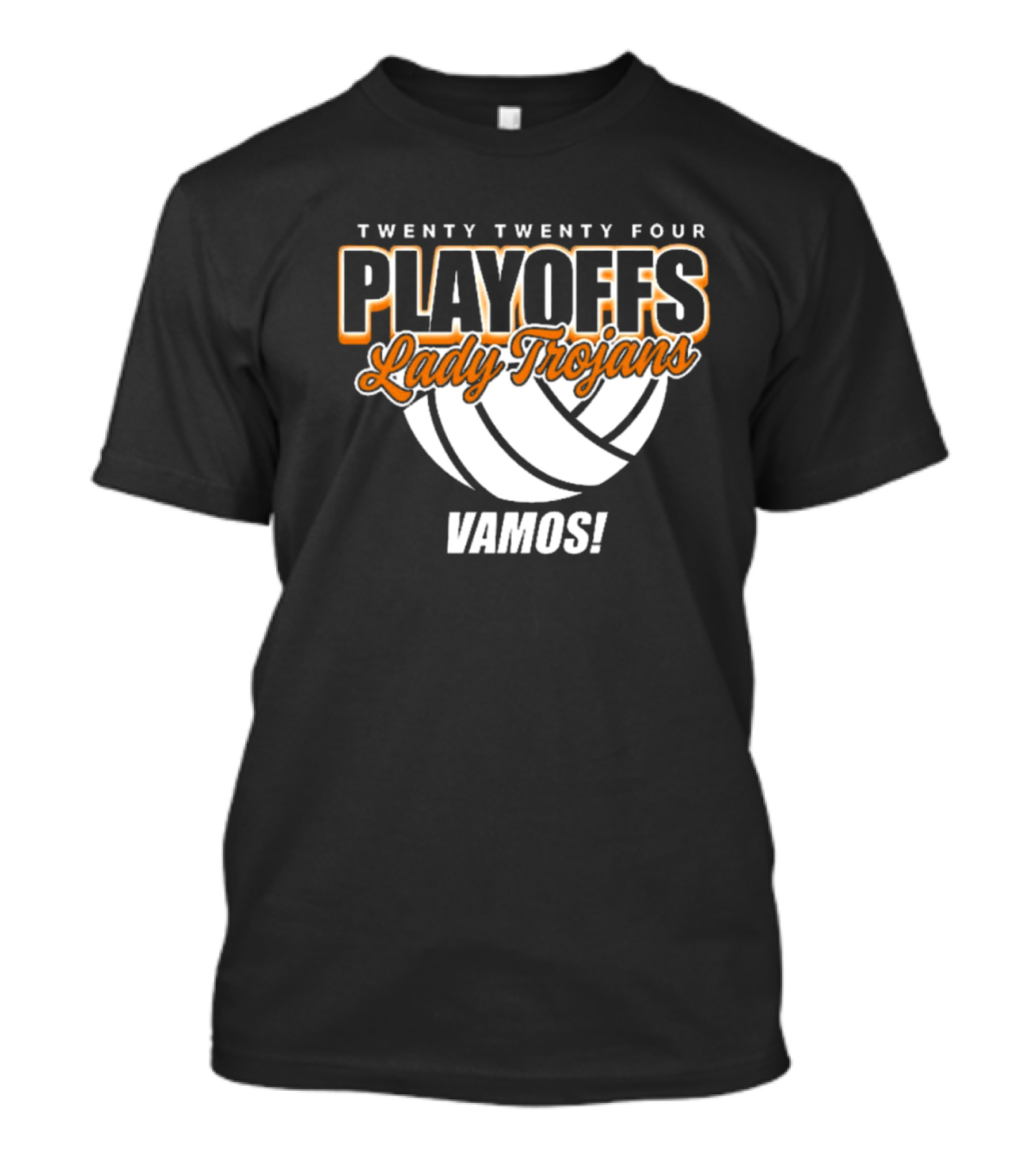Twenty Twenty Four Playoffs Lady Trojans Vamos Volleyball T-Shirt