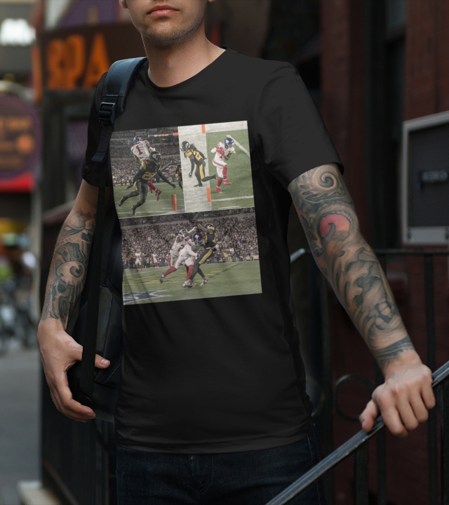 Malik Nabers George Pickens Both Close Scoring Touchdowns Football Moments T-Shirt