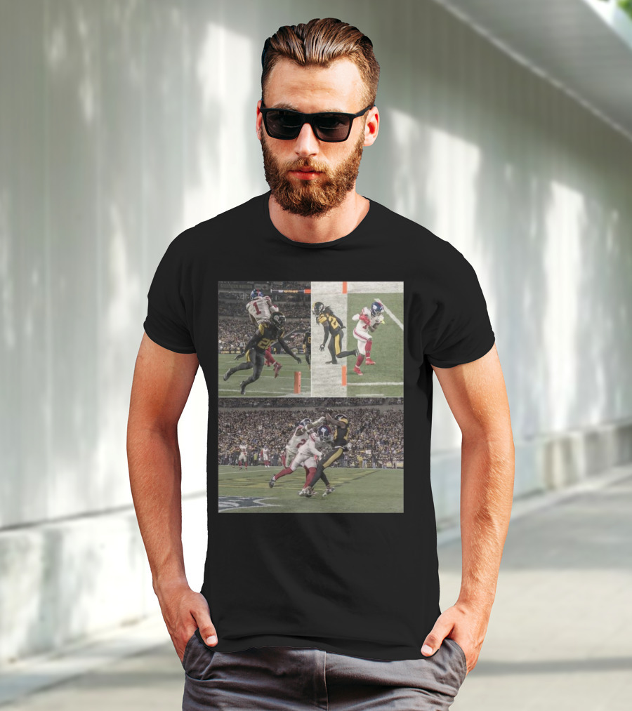 Malik Nabers George Pickens Both Close Scoring Touchdowns Football Moments T-Shirt