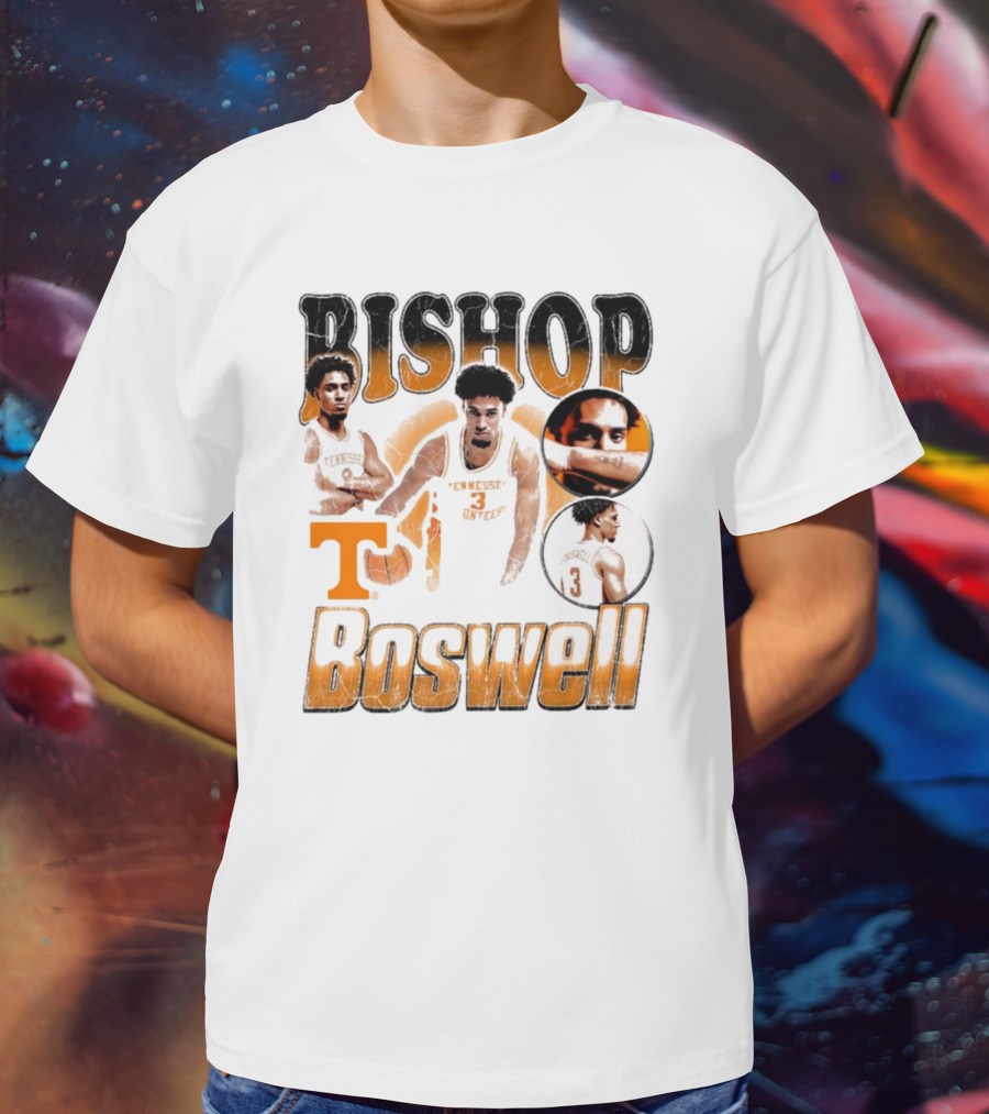 Bishop Boswell Tennessee Vols Basketball Retro 90s T-Shirt