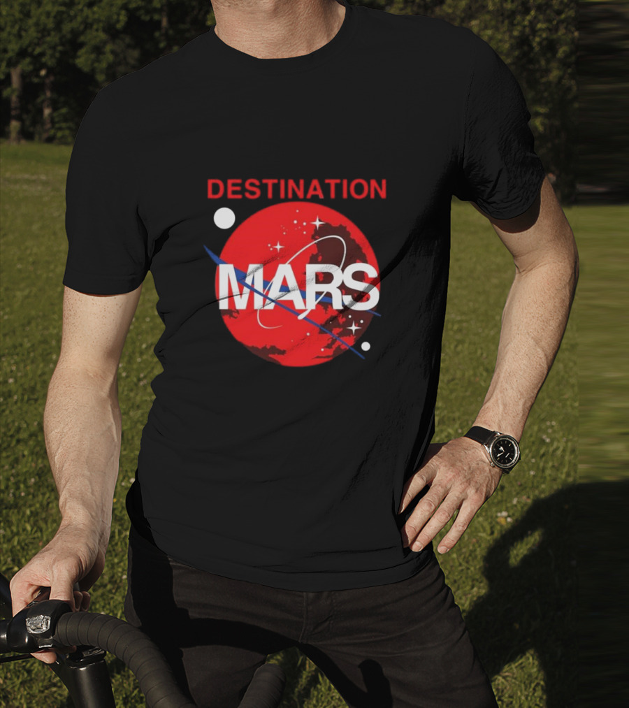 Buzz Aldrin Destination Mars NASA Space Exploration T-Shirt