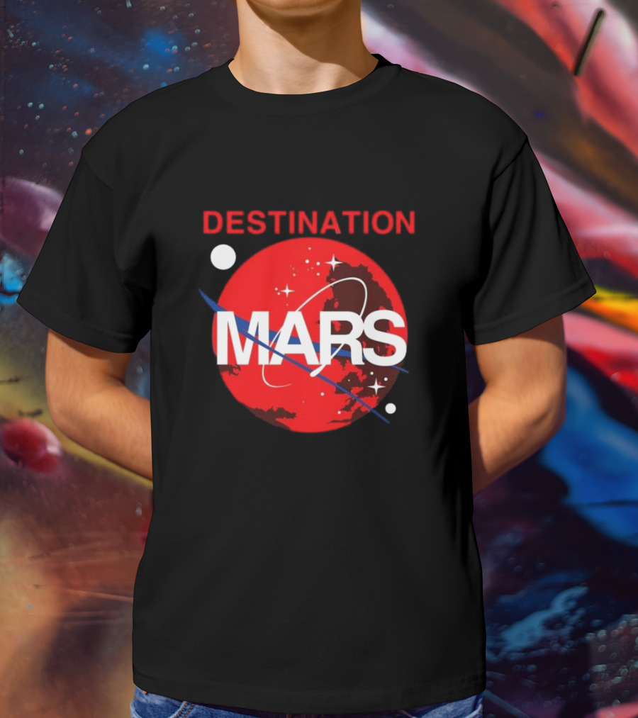 Buzz Aldrin Destination Mars NASA Space Exploration T-Shirt