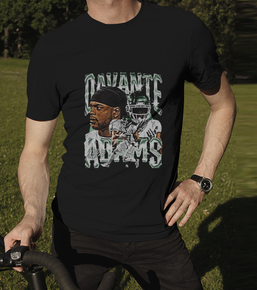 Davante Adams New York Jets Signature T-Shirt