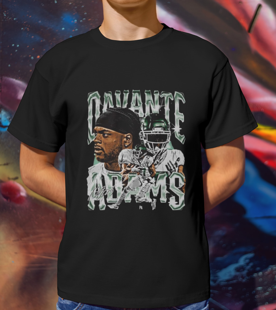 Davante Adams New York Jets Signature T-Shirt