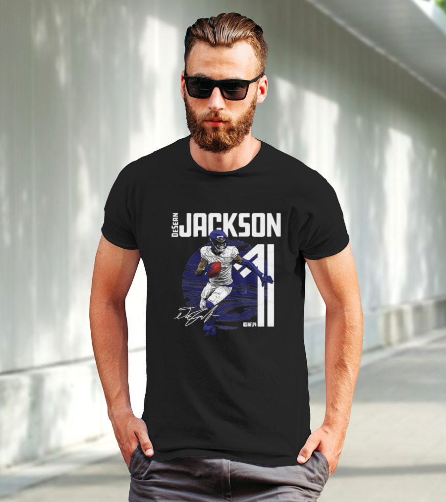 DeSean Jackson NFLPA Signature Baltimore Ravens Number 11 NFL T-Shirt