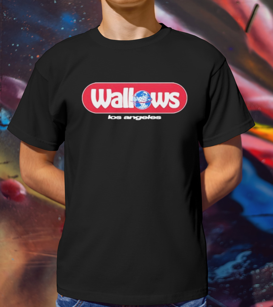Wallows Globe Logo Los Angeles T-Shirt