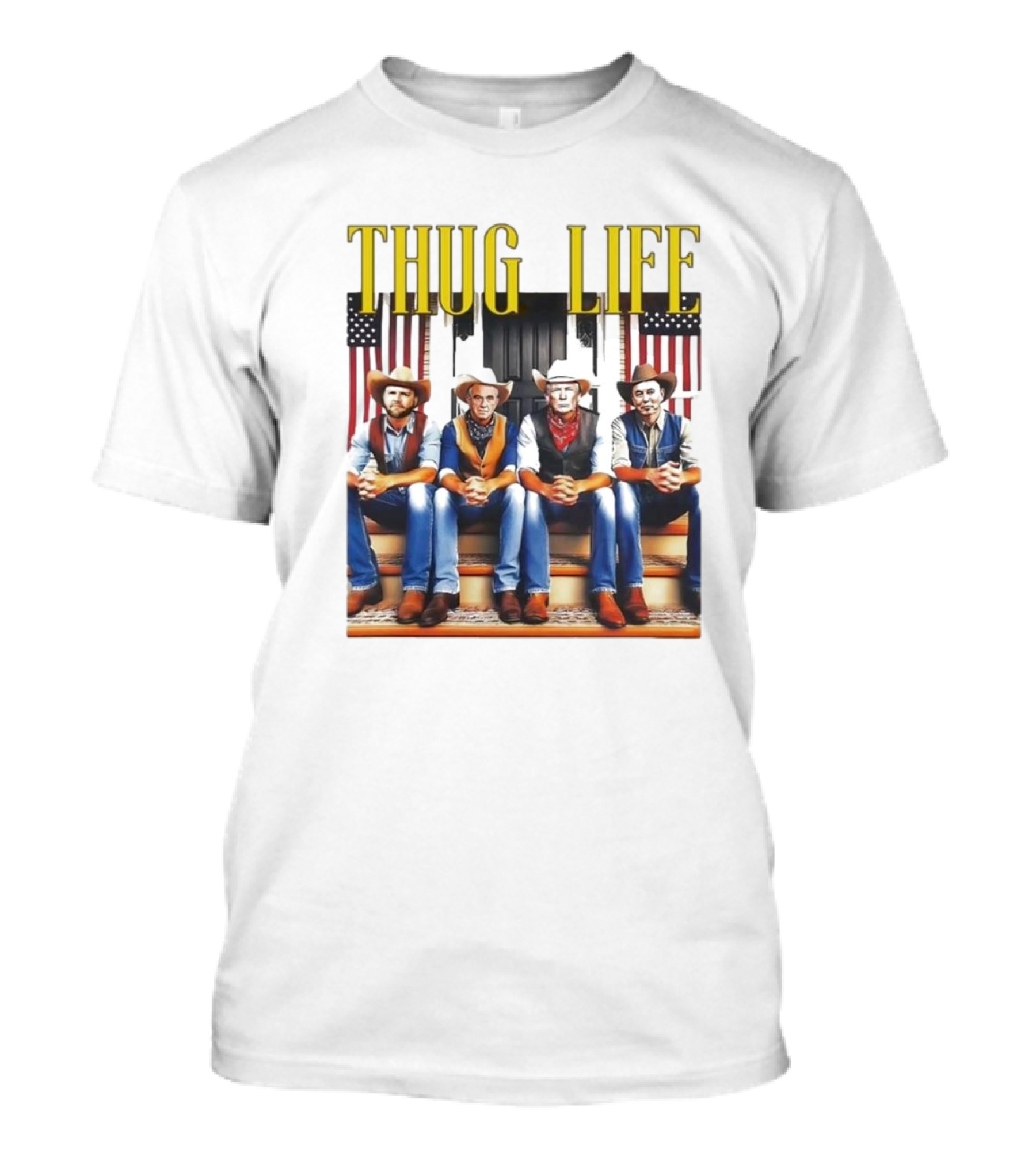 Thug Life Team Cowboys USA T-Shirt