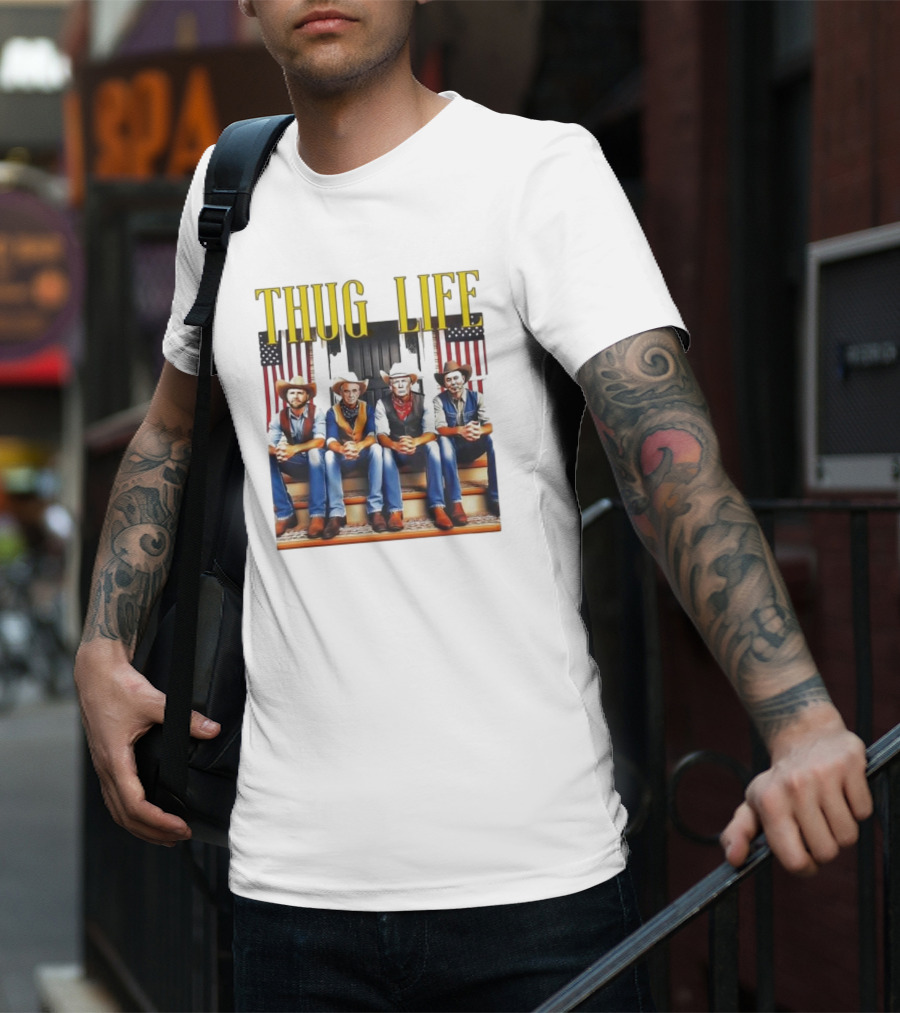 Thug Life Team Cowboys USA T-Shirt