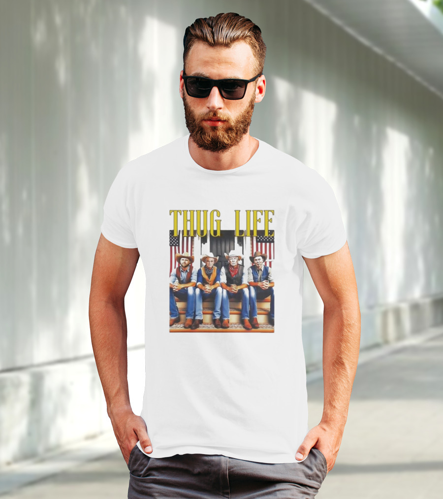 Thug Life Team Cowboys USA T-Shirt