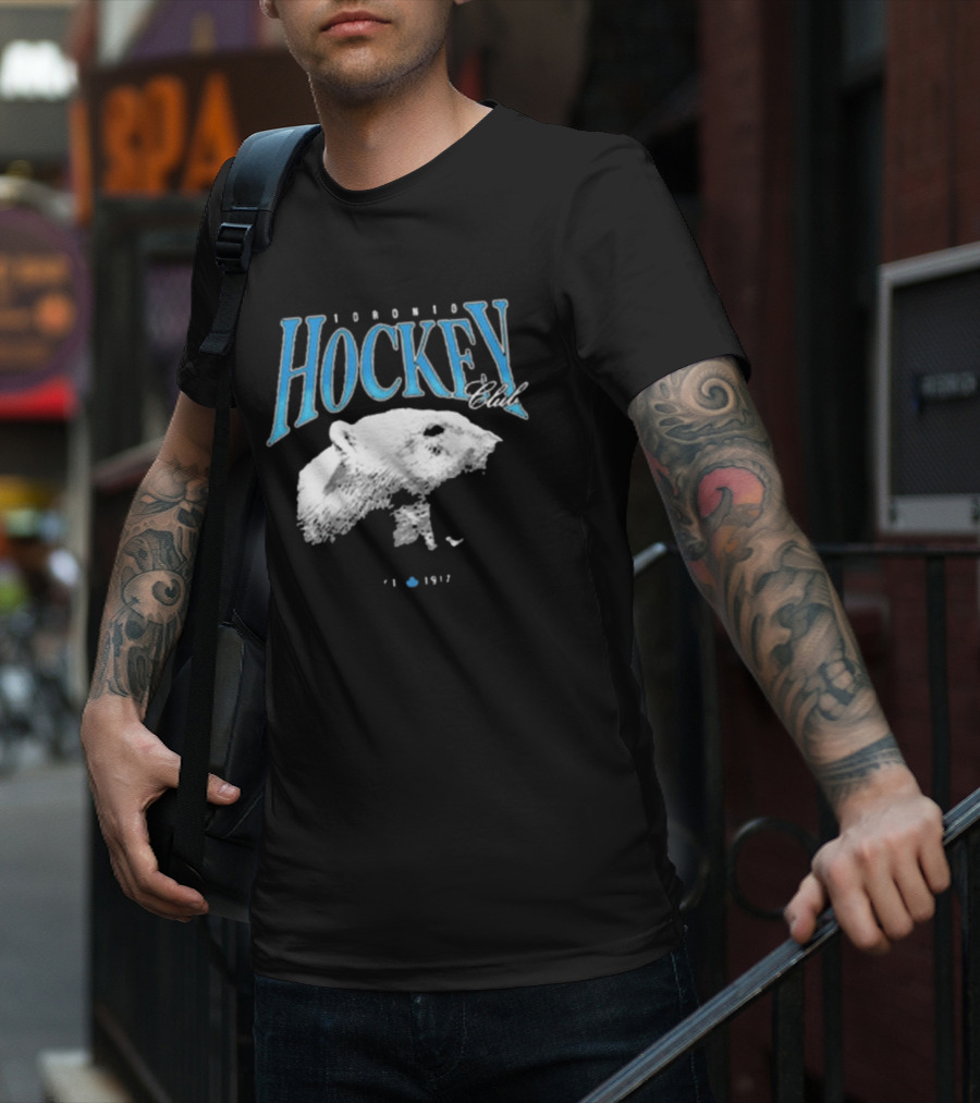 Toronto Hockey Club Est 1917 Flowbuds Vintage Ice Bear T-Shirt