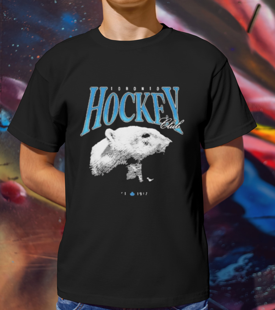 Toronto Hockey Club Est 1917 Flowbuds Vintage Ice Bear T-Shirt