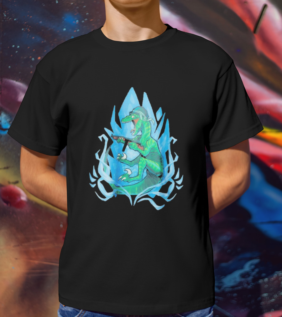 RubixRaptor Saberspark With Raptor And Maritime Horrors T-Shirt