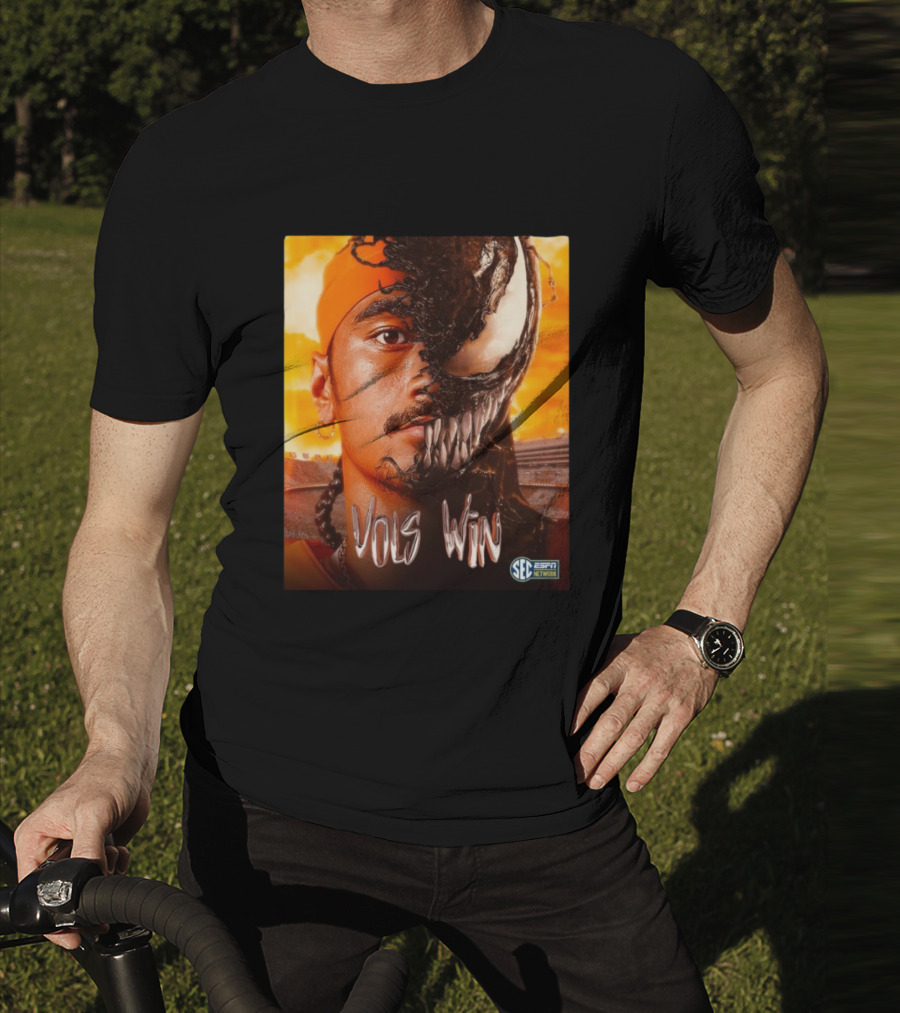 Tennessee Vols Win SEC Network Dark Mode Inspired By Venom T-Shirt