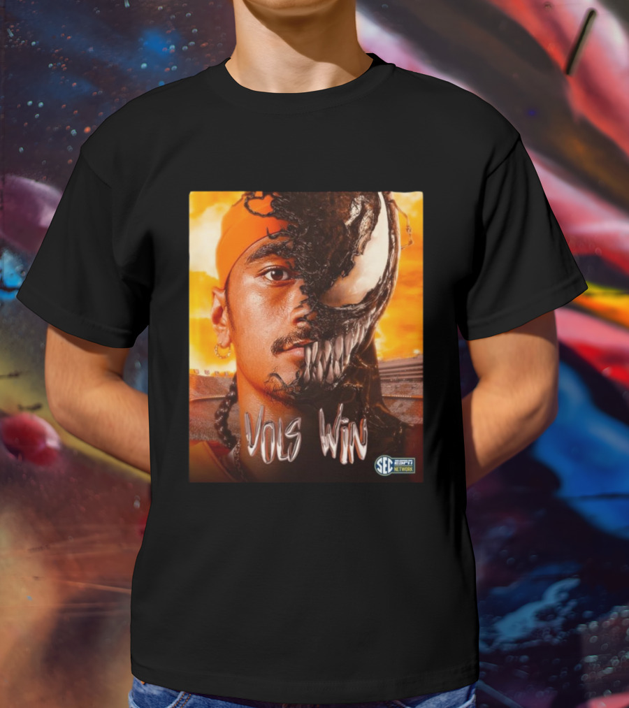 Tennessee Vols Win SEC Network Dark Mode Inspired By Venom T-Shirt