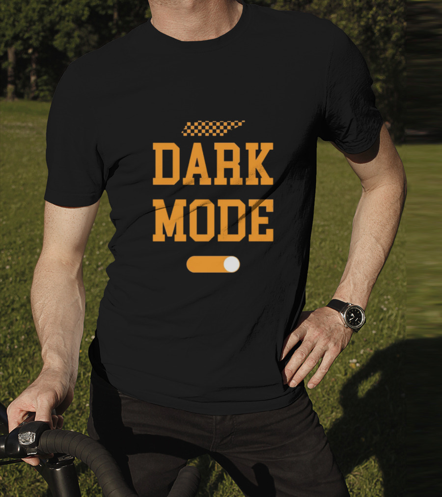 Tennessee Vols Dark Mode On Knoxtalgia Checkerboard T-Shirt