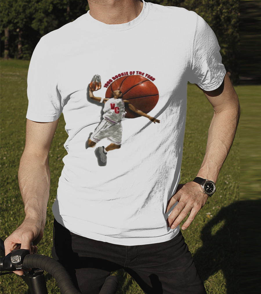 1999 Rookie Of The Year VC Toronto Raptors NBA Signature Vince Carter T-Shirt