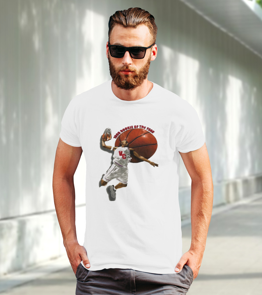 1999 Rookie Of The Year VC Toronto Raptors NBA Signature Vince Carter T-Shirt