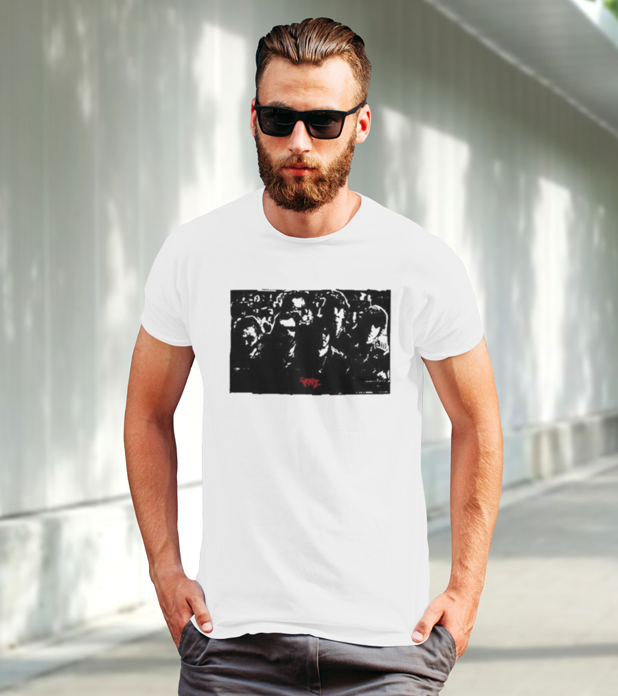 The Voidz Group Photo Black And Red Album Cover Aesthetic T-Shirt