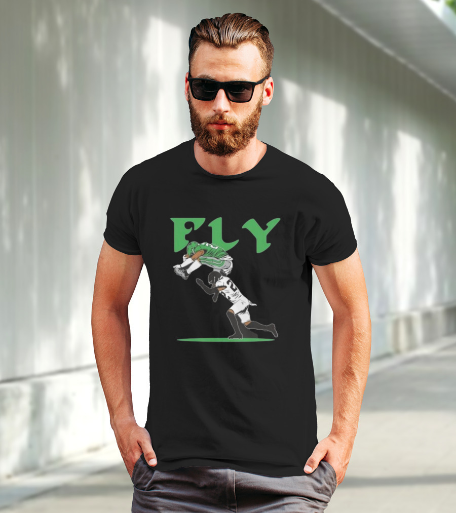 Saquon Barkley Fly No-Look Hurdle T-Shirt