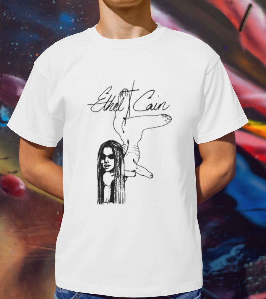 Ethel Cain Inbred Reissue Art Sketch T-Shirt