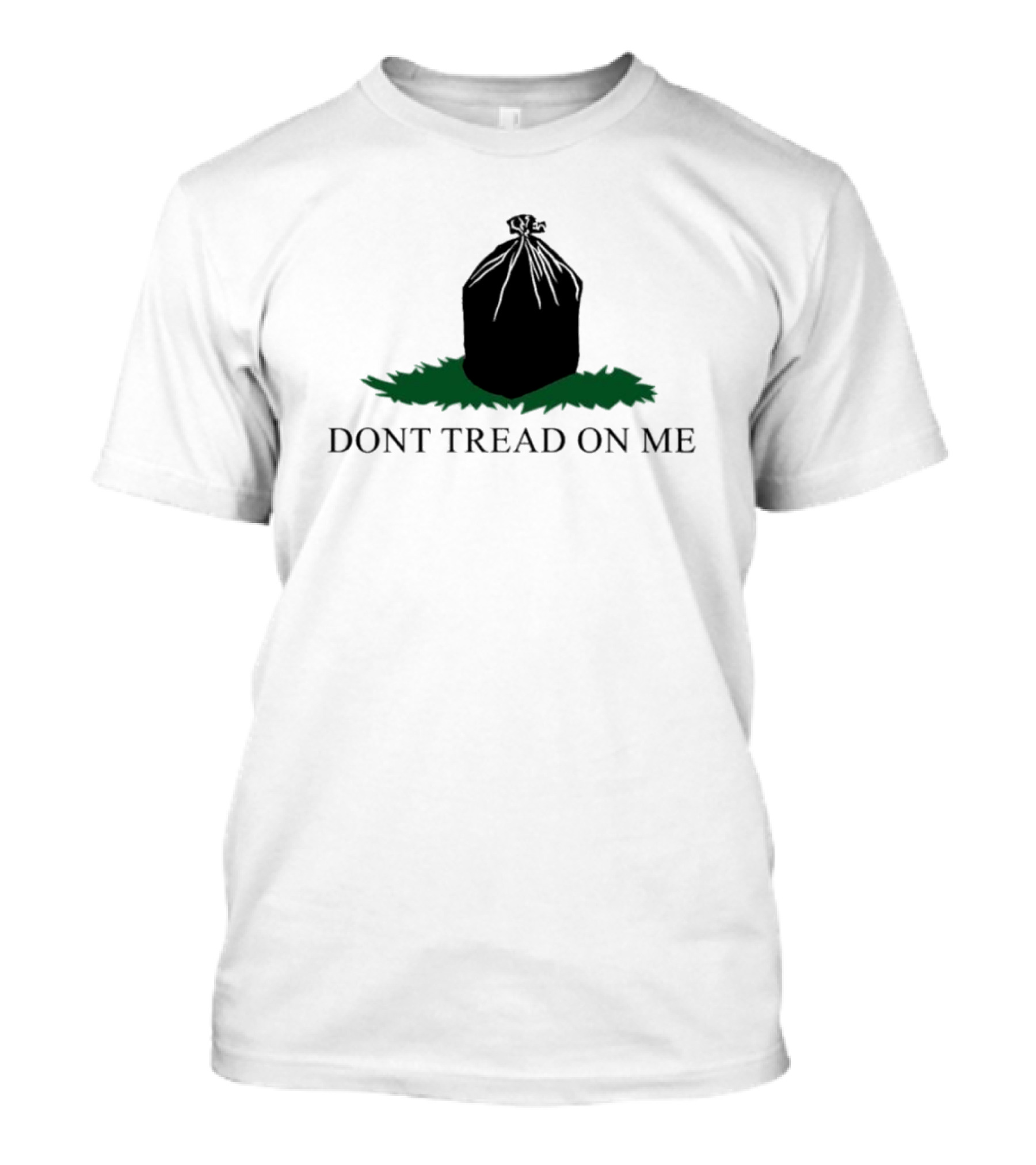 Garbage Bag Dont Tread On Me Iconic T-Shirt