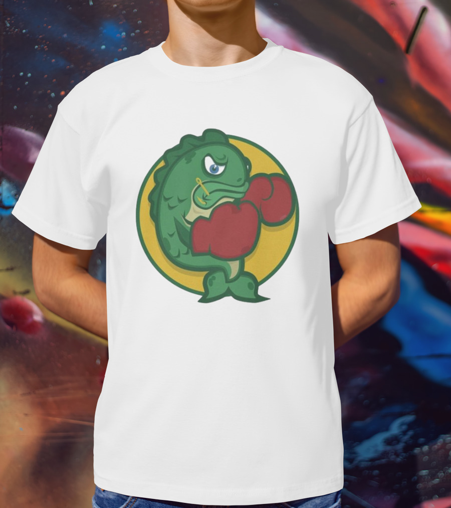 Hookline Sinkers Boxing Fish Icon T-Shirt
