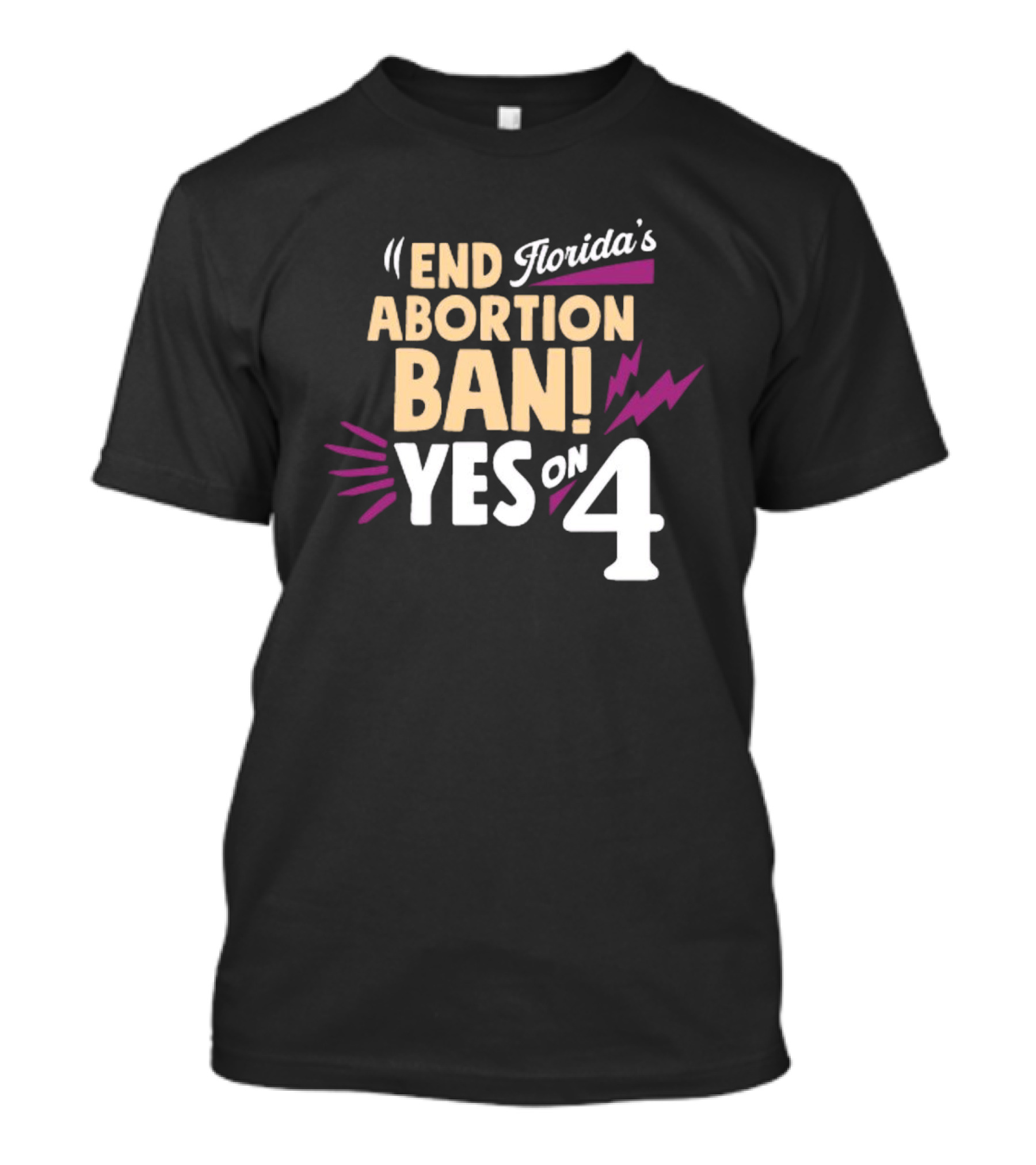 End Florida's Abortion Ban Yes On 4 T-Shirt