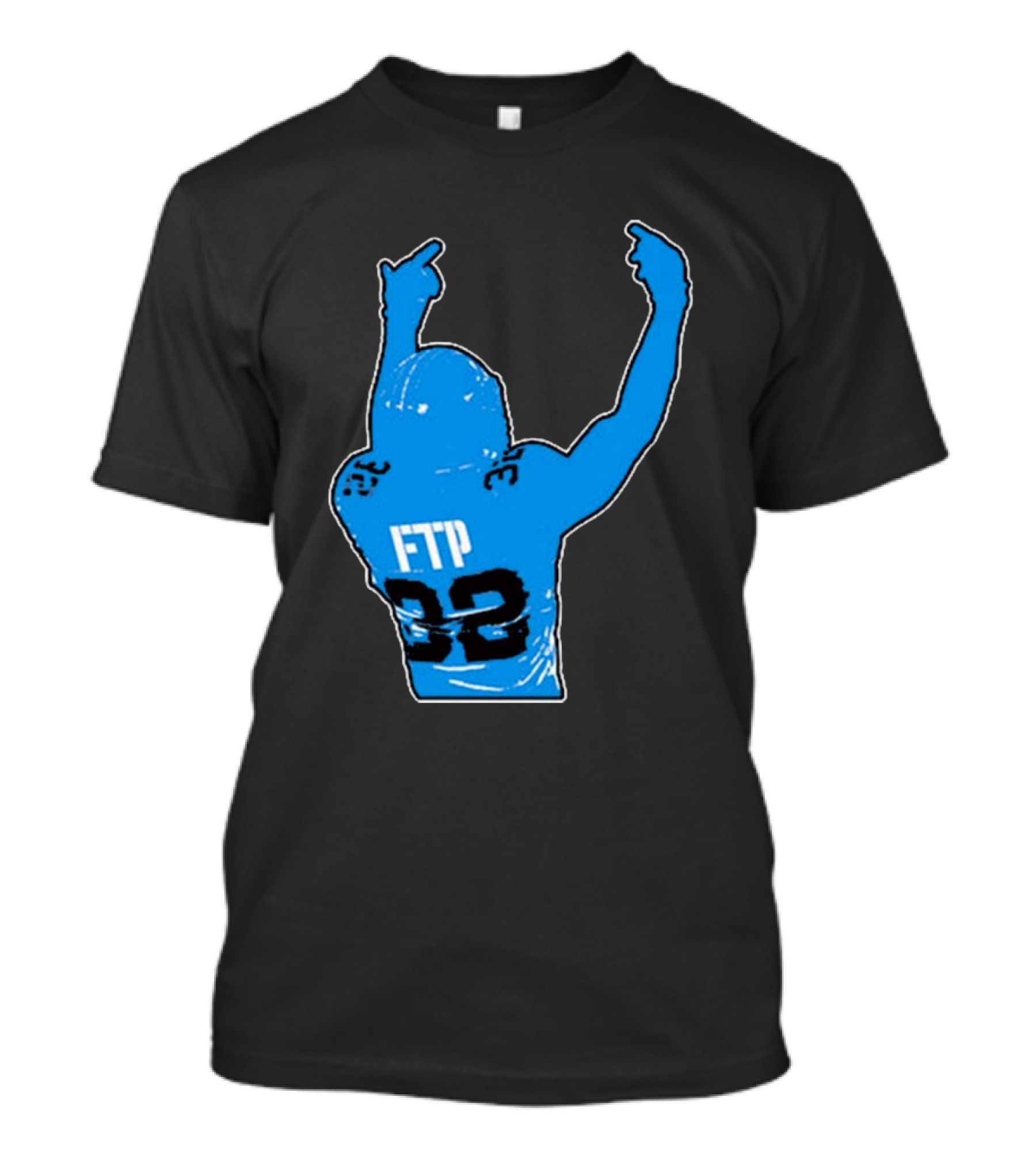 FTP 32 Brian Branch Detroit Lions NFL Sports T-Shirt