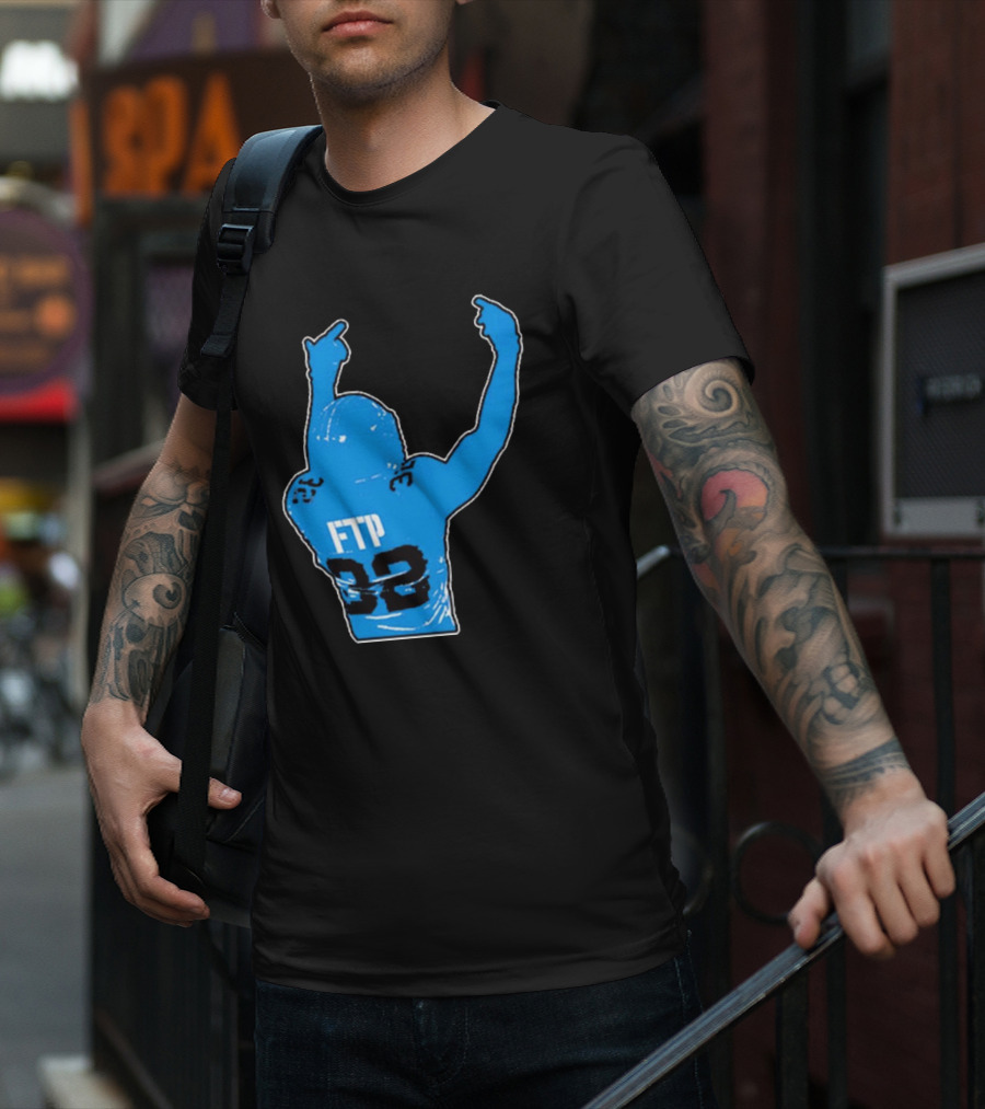 FTP 32 Brian Branch Detroit Lions NFL Sports T-Shirt