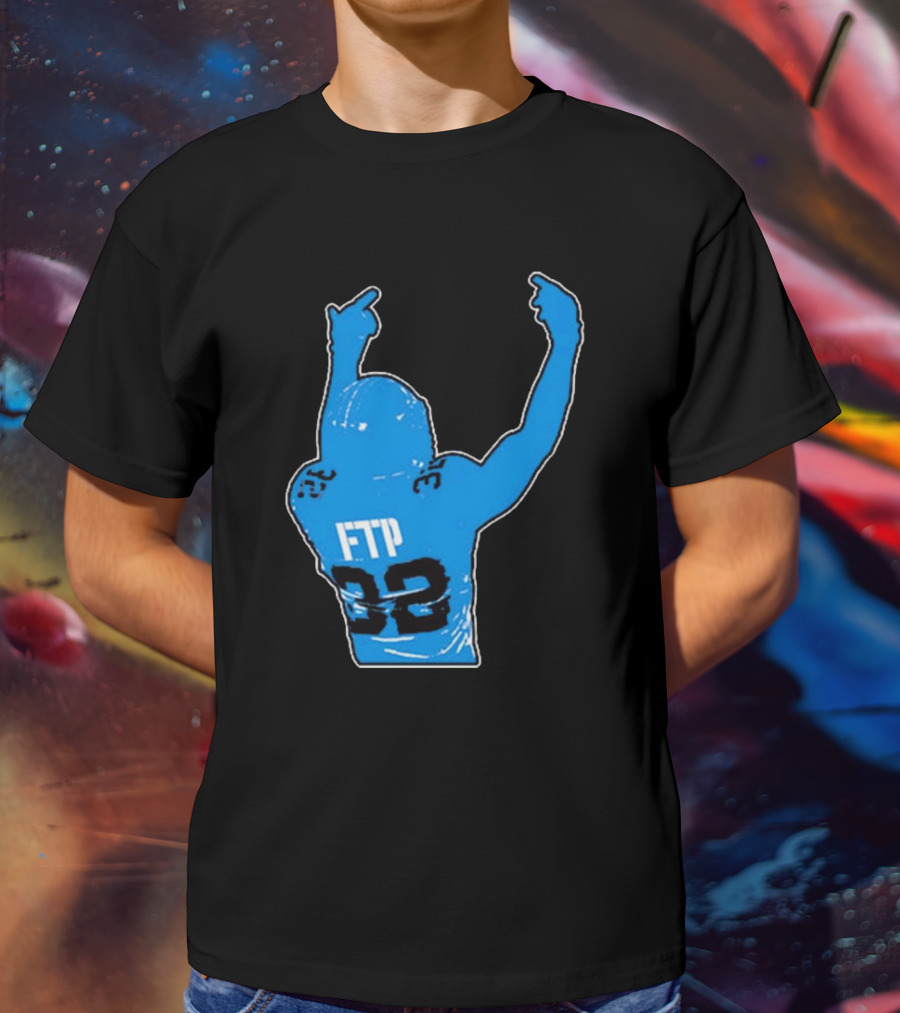 FTP 32 Brian Branch Detroit Lions NFL Sports T-Shirt
