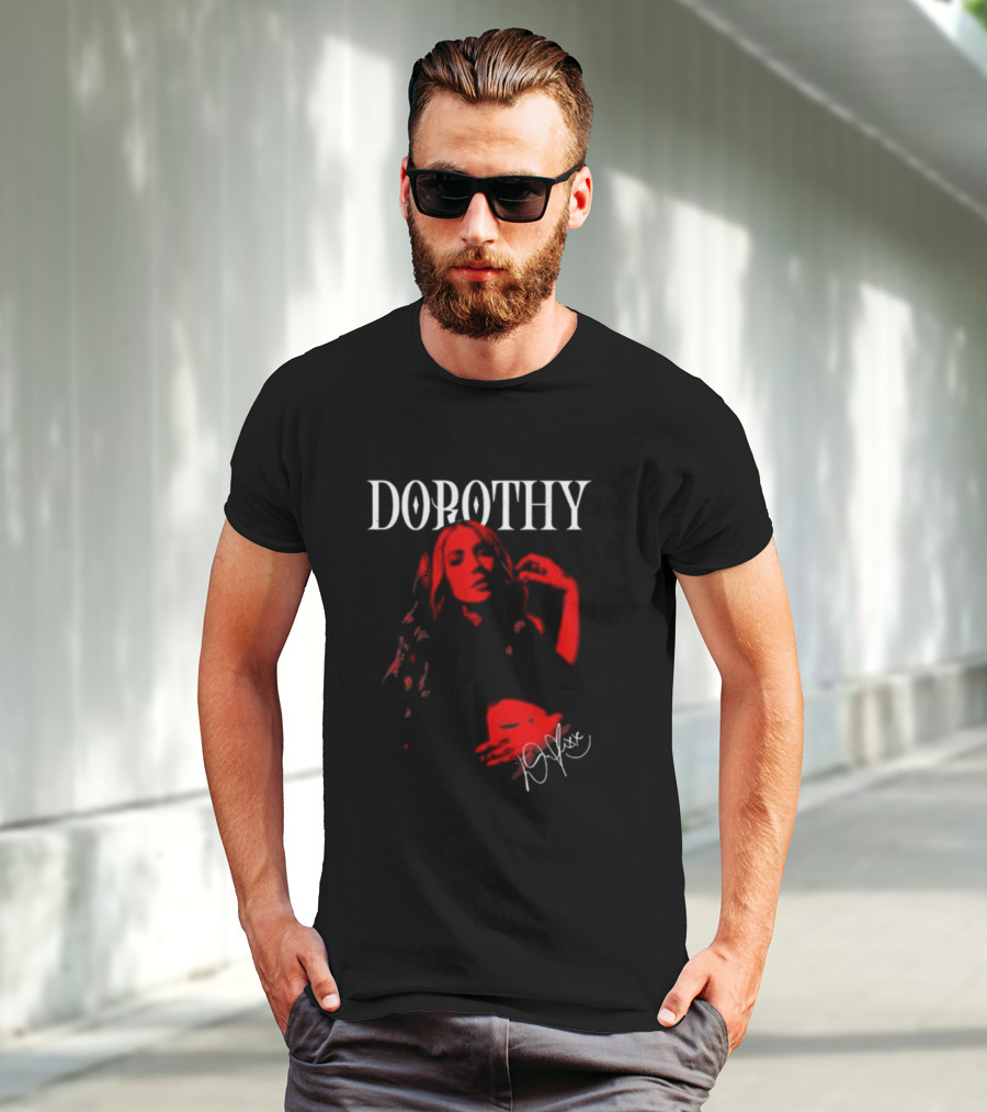 Dorothy Red Portrait Signature T-Shirt
